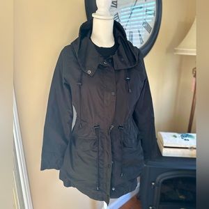 Black Merona Rain Lined Jacket